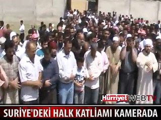 SURİYE'DEKİ KATLİAM KAMERADA