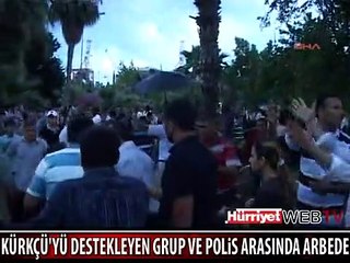 ADLİYE ÖNÜNDE KÜRKÇÜ GERGİNLİĞİ