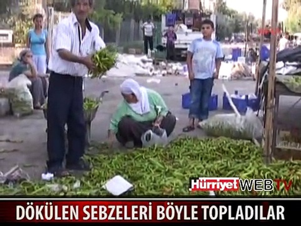 SEBZELERİ BÖYLE TOPLADILAR