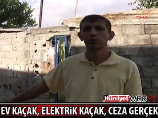 EV KAÇAK, ELEKTRİK KAÇAK, CEZA GERÇEK