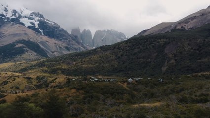 Igloo Tents Near The Mountains.
