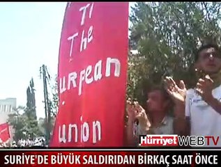SALDIRIDAN BİRKAÇ SAAT ÖNCE ÇEKİLDİ