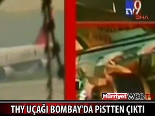 THY UÇAĞI PİSTTEN ÇIKTI