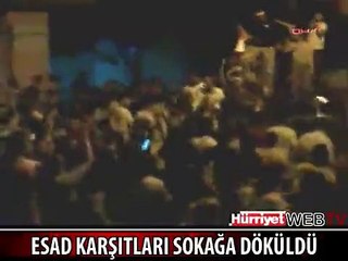 ESAD KARŞITLARI SOKAĞA DÖKÜLDÜ