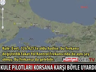 KULE, PİLOTLARI BÖYLE UYARDI