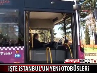 İŞTE İSTANBUL'UN YENİ OTOBÜSÜ