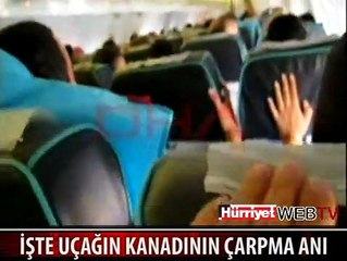 İŞTE UÇAKTAKİ KORKU DOLU ANLAR