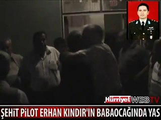 ŞEHİT PİLOTUN EVİNE ATEŞ DÜŞTÜ
