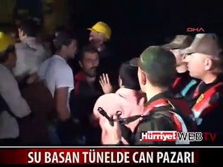 HES TÜNELİNİ SU BASTI 1 İŞÇİ ÖLDÜ