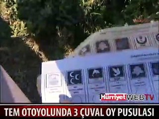 OTOYOLDA 3 ÇUVAL OY PUSULASI BULUNDU