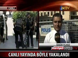 NTV SPİKERİ CANLI YAYINDA BÖYLE YAKALANDI