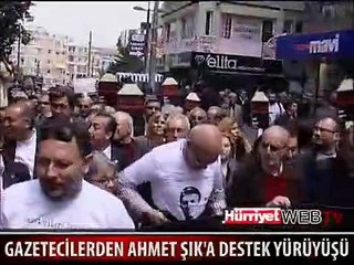 GAZETECİLERDEN AHMET ŞIK'A DESTEK