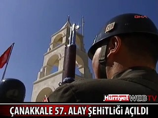 YENİLENEN 57. ALAY ŞEHİTLİĞİ AÇILDI
