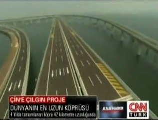 İŞTE DÜNYANIN EN UZUN KÖPRÜSÜ