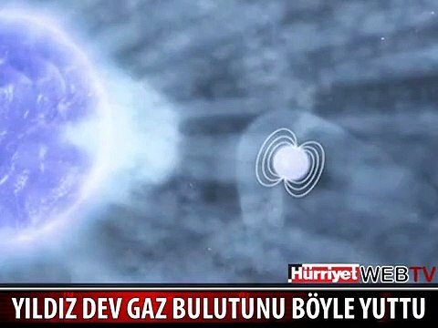 KÜÇÜK YILDIZ DEV PATLAMAYI BÖYLE YUTTU