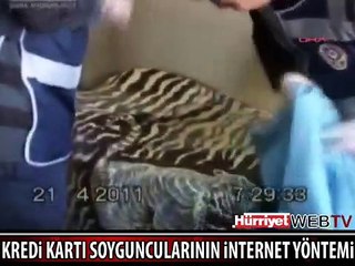 İNTERNETTEN KREDİ KARTI SOYGUNCULARI BÖYLE YAKALANDI