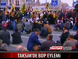 BDP'LİLER TAKSİM'DE TOPLANDI