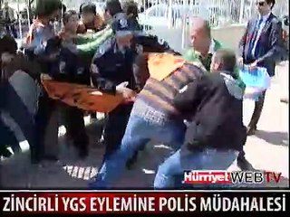 ÖĞRENCİLERE POLİS MÜDAHALE ETTİ