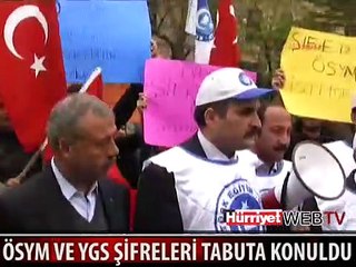 ÖĞRENCİLER TABUT TAŞIDI