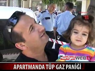 APARTMANDA TÜP GAZ PANİĞİ