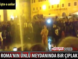 YÜZLERCE KİŞİNİN ÖNÜNDE SOYUNDU