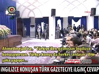 İNGİLİZCE KONUŞAN TÜRK GAZETECİYE TAKILDI