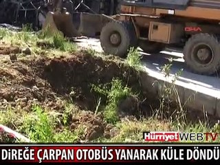 GİRESUN'DAKİ KAZADA 9 KİŞİ YANARAK ÖLDÜ
