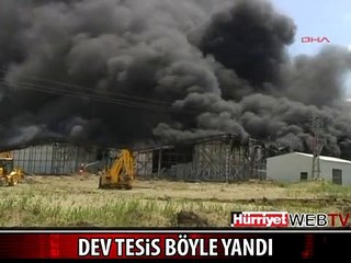 DEV TESİS ALEV ALEV YANDI