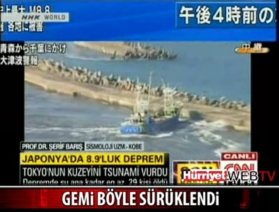GEMİLER SÜRÜKLENDİ