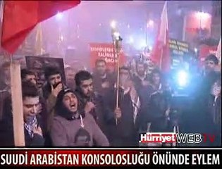 KATLİAMLARI PROTESTO ETTİLER