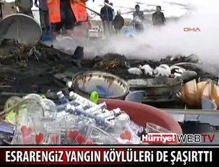 EVDE ÇIKAN ESRARENGİZ YANGINLAR KORKUTTU