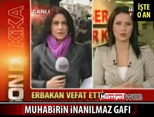 MUHABİRİN CANLI YAYINDA BÜYÜK GAFI