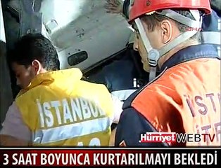 SAATLERCE KURTARILMAYI BEKLEDİ