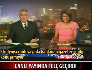 CANLI YAYINDA FELÇ GEÇİRDİ