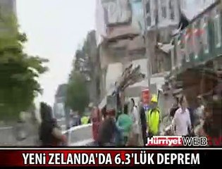 YENİ ZELANDA'DA 6.3 BÜYÜKLÜĞÜNDE DEPREM