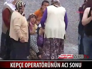 DEVRİLEN KEPÇENİN ALTINDA KALDI