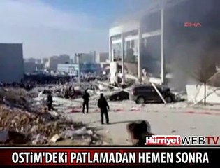 İŞTE PATLAMA SONRASI YAŞANANLAR