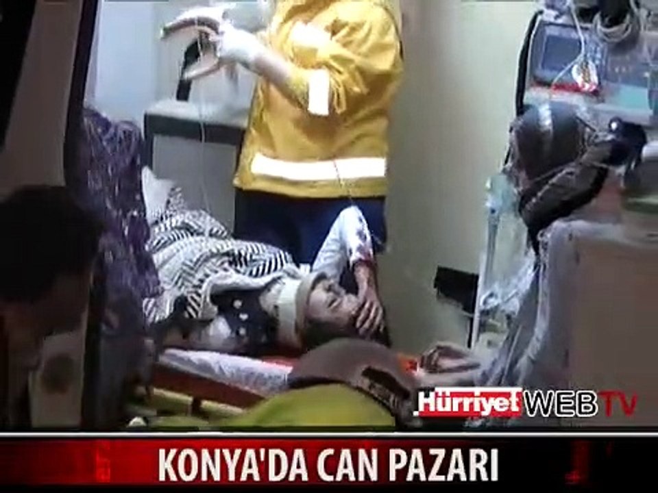 YARALILAR YERLERE SAÇILDI