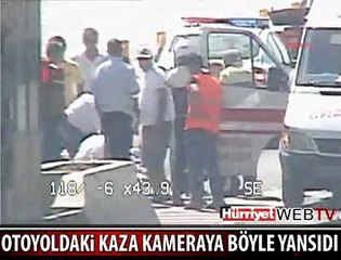 OTOYOLDAKİ İNANILMAZ KAZALAR KAMERADA