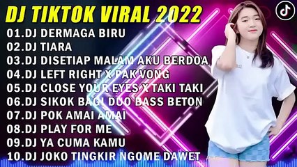 DJ SLOW NONSTOP REMIX | DJ DERMAGA BIRU FULL BASS REMIX TERBARU 2022