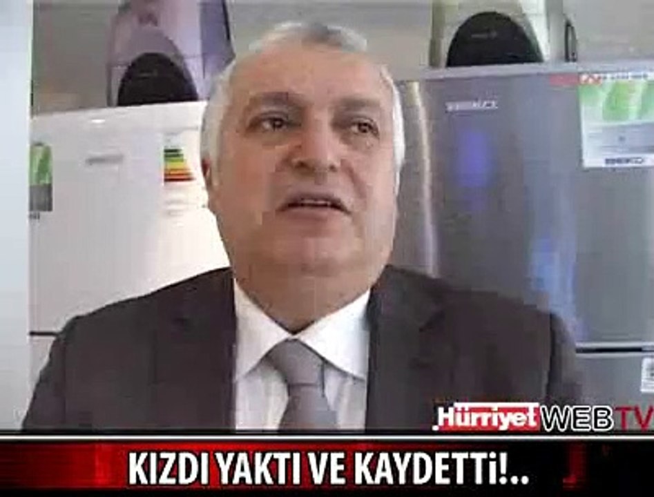 İŞ YERİNİ YAKIP TELEFONUNA KAYDETTİ