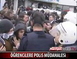 POLİSTEN ÖĞRENCİLERE BİBER GAZI