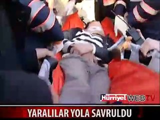 KÖPRÜDEKİ KAZA TRAFİĞİ FELÇ ETTİ