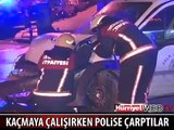 POLİS ARACIYLA KAFA KAFAYA ÇARPIŞTILAR
