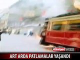 PATLAMA ANLARINI VATANDAŞLAR KAYDETTİ