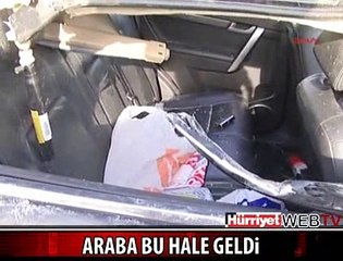 KIVIRCIK ALİ'NİN ARABASI BU HALE GELDİ