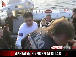 GENÇ KIZ VAPURDAN DENİZE DÜŞTÜ