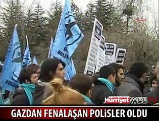 YÖK ÖNÜNDE ÖĞRENCİLERE MÜDAHALE