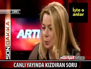 CANLI YAYINDA KIZDIRAN SORU