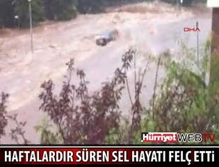 SEL FACİASI AMATÖR KAMERADA